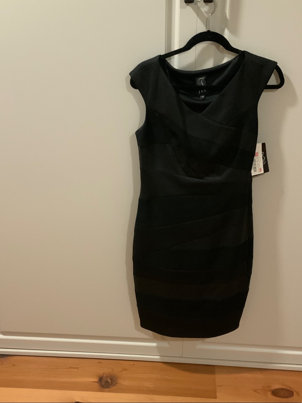 Jax Black Sleeveless Sheath Dress
